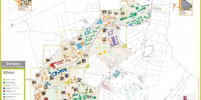 Mapa de Bordeaux escola
